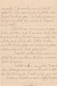 Letter from Robert Chipman 2