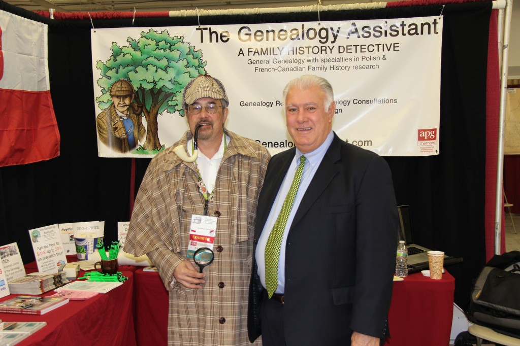 Mayor Gatsas meets Tim Firkowski, The Genealogy Detective